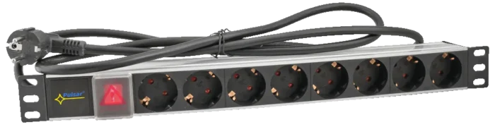 RALZ/F Toitejaotusmoodul, 8 pesa (tüüp F / Schuko) 230V, Pulsar