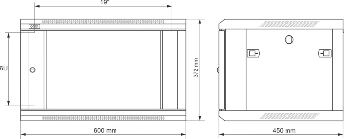 6U Rack-kapp RWA664, Pulsar - Image 4