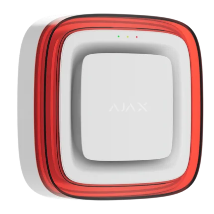 Ajax EN54 FireProtect (Sounder/VAD) juhtmevaba sireen vilkuriga, valge