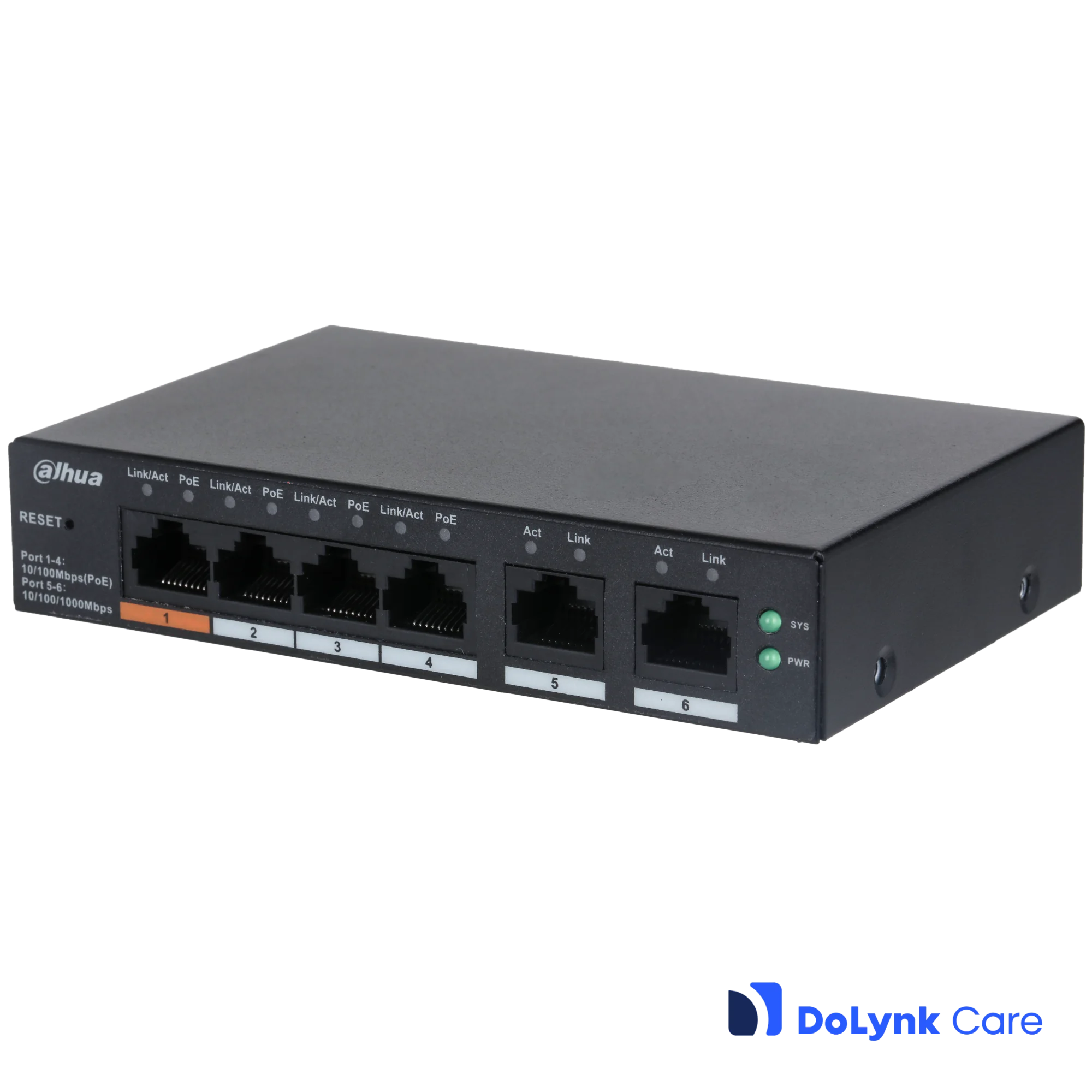 Dahua CS4006-4ET-60 DoLynk Care manageeritav 4*POE switch Dahua CS4006-4ET-60 DoLynk Care manageeritav 4*POE switch