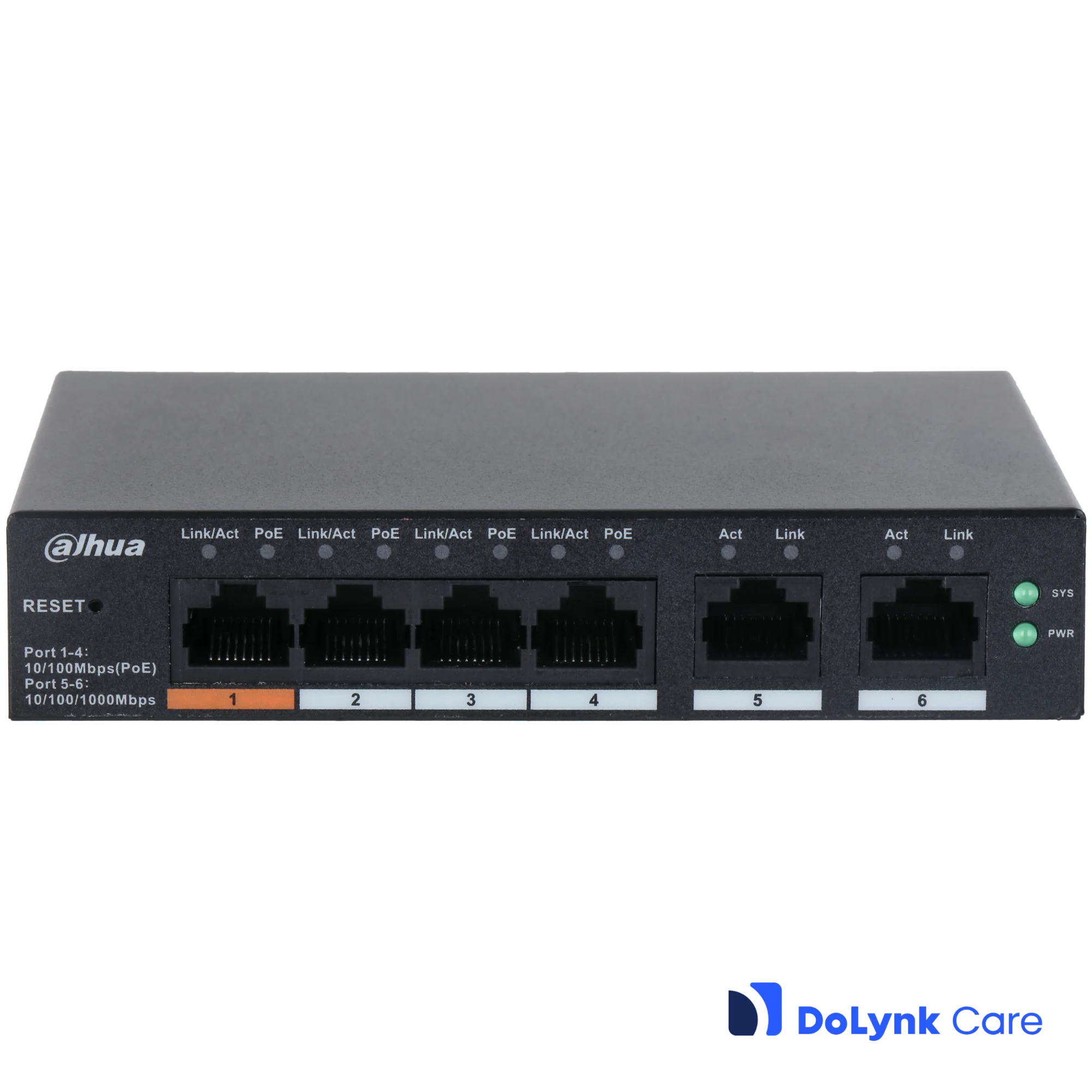 Dahua CS4006-4ET-60 DoLynk Care manageeritav 4*POE switch - Image 2