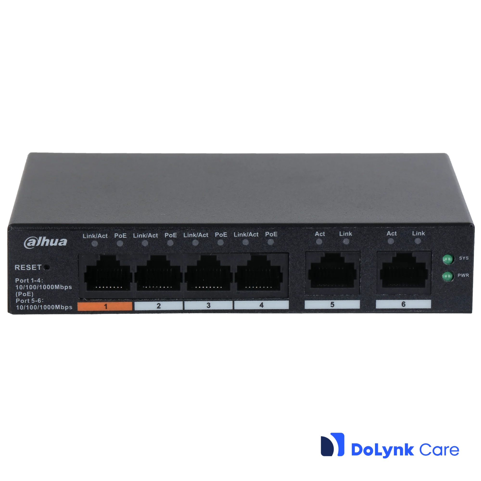 Dahua CS4006-4GT-60 DoLynk Care manageeritav 4*POE switch - Image 2