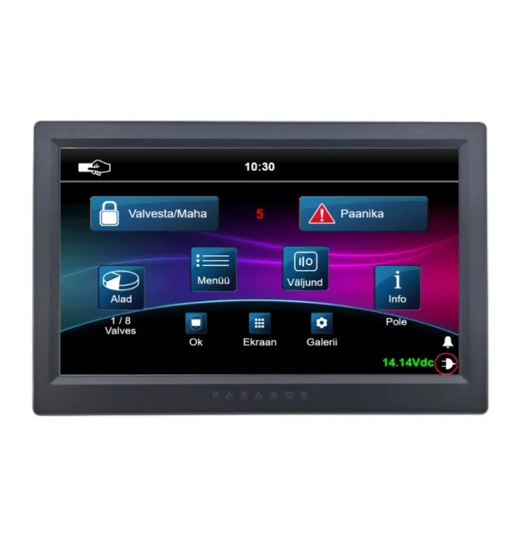 Paradox TM70 klaviatuur (must) Paradox TM70 klaviatuur (must)