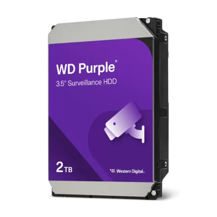 Western Digital Purple 2TB kõvaketas videovalvesüsteemidele