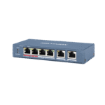 Hikvision DS-3E0106HP-E Switch Poe 4 porti, 100Mbps, 2 x RJ45, 60W, 1 port võib olla High Poe