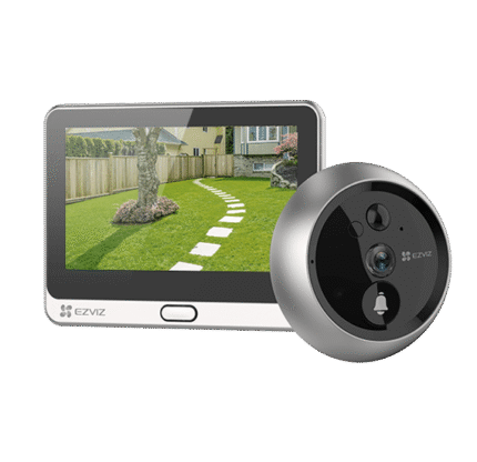EZVIZ DP2 3MP akuga juhtmevaba uksesilm