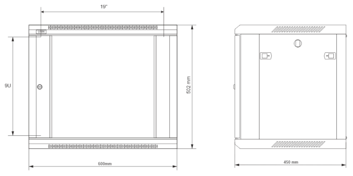 9U Rack-kapp RWA964, Pulsar - Image 4
