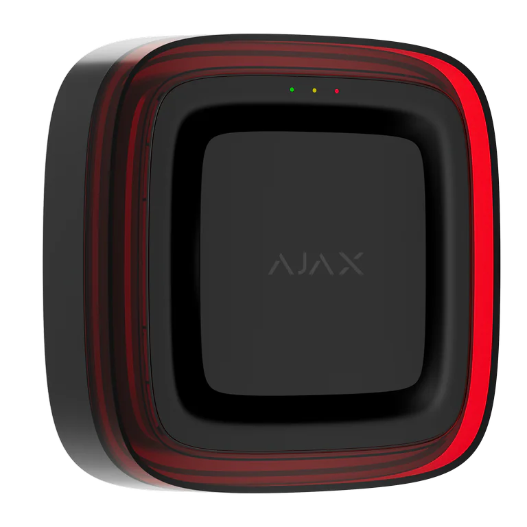 Ajax EN54 FireProtect (VAD) juhtmevaba visuaalse alarmi seade, must Ajax EN54 FireProtect (VAD) juhtmevaba visuaalse alarmi seade, must