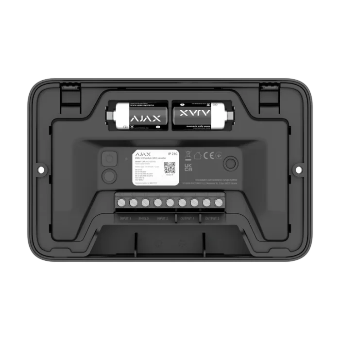Ajax EN54 I/O Module (2X2) Jeweller juhtmevaba aadressitav sisend- ja väljundmoodul, must
