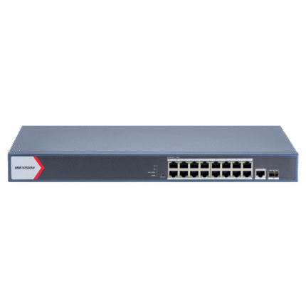 Hikvision DS-3E1518P-EI/M(O-STD) Switch 18-port, gigabit smart, Rj45, SFP, 130W, HPP cloud, VLAN, PoE watchdog