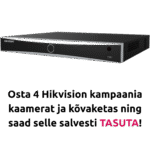 Hikvision DS-7608NXI-K1(D)/Alarm4+1 NVR 8-kanalit 1U 4K AcuSense