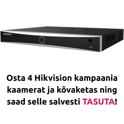 Hikvision DS-7608NXI-K1(D)/Alarm4+1 NVR 8-kanalit 1U 4K AcuSense